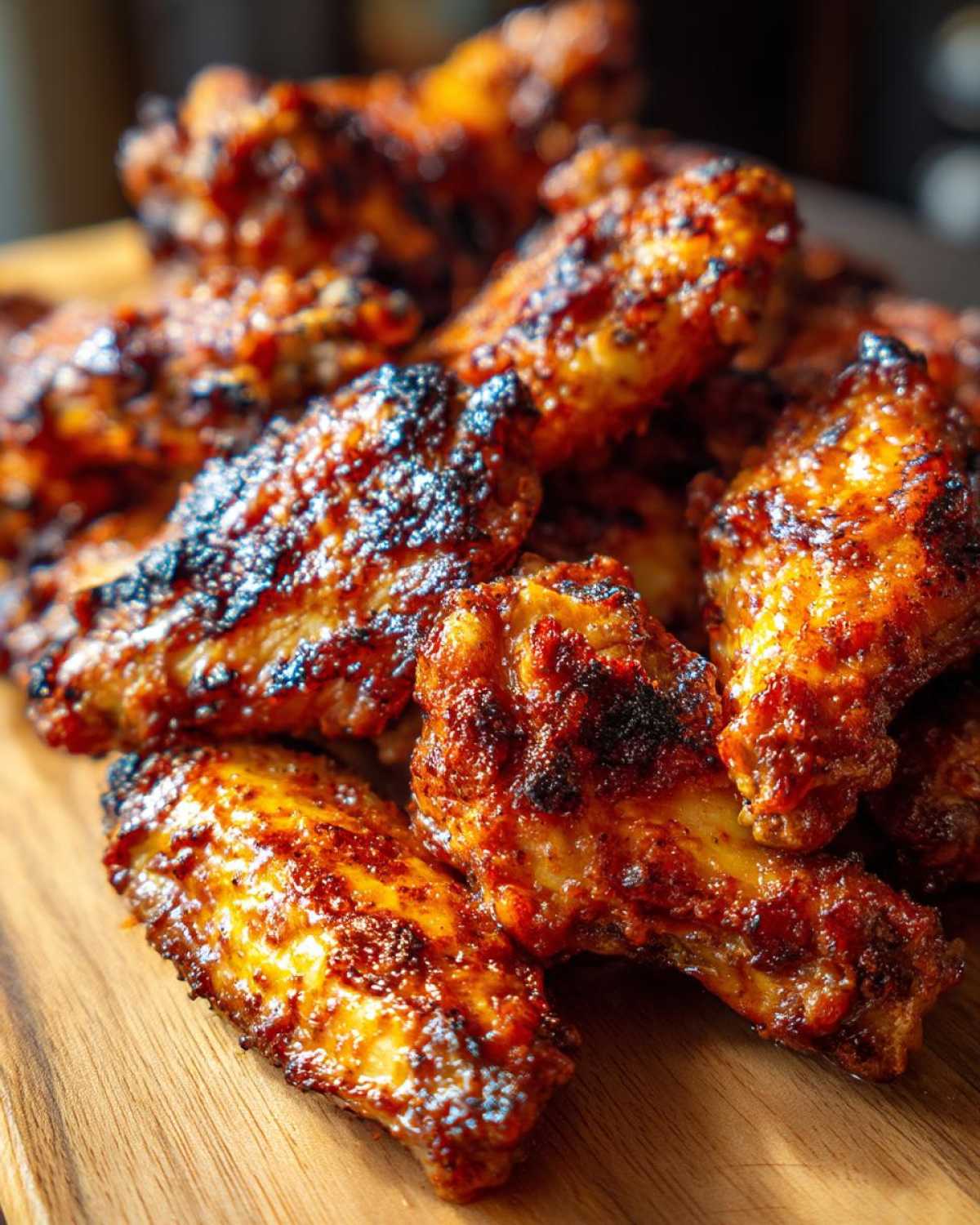 Crispy Grilled Chicken Wings with Buffalo Sauce - detail 1