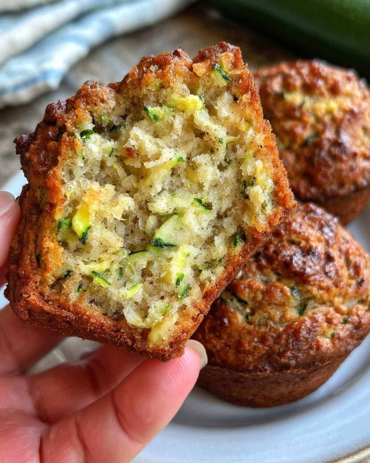 Ultimate Moist Zucchini Muffins - detail 1