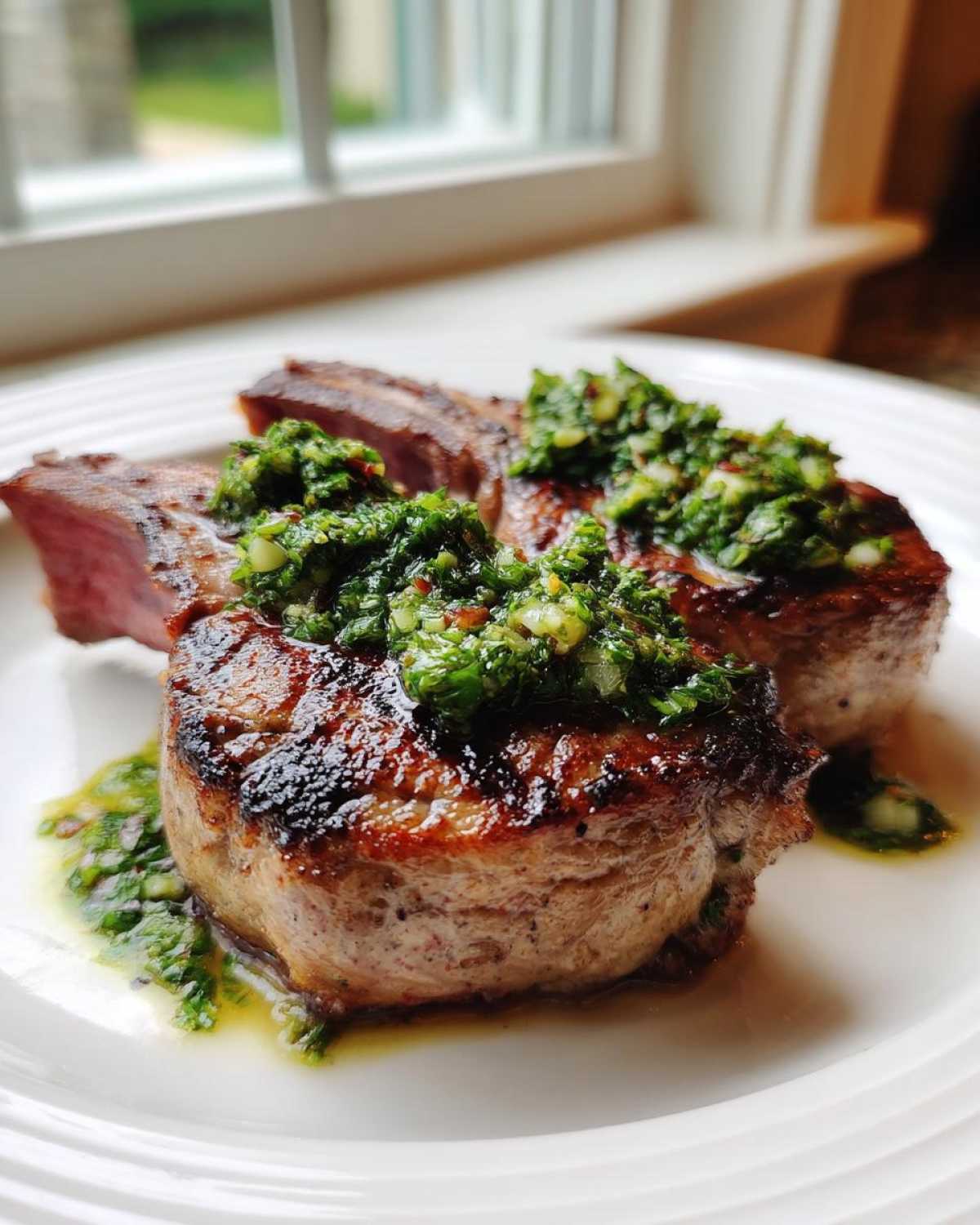 Grilled Lamb Chops with Mint Chimichurri - detail 4