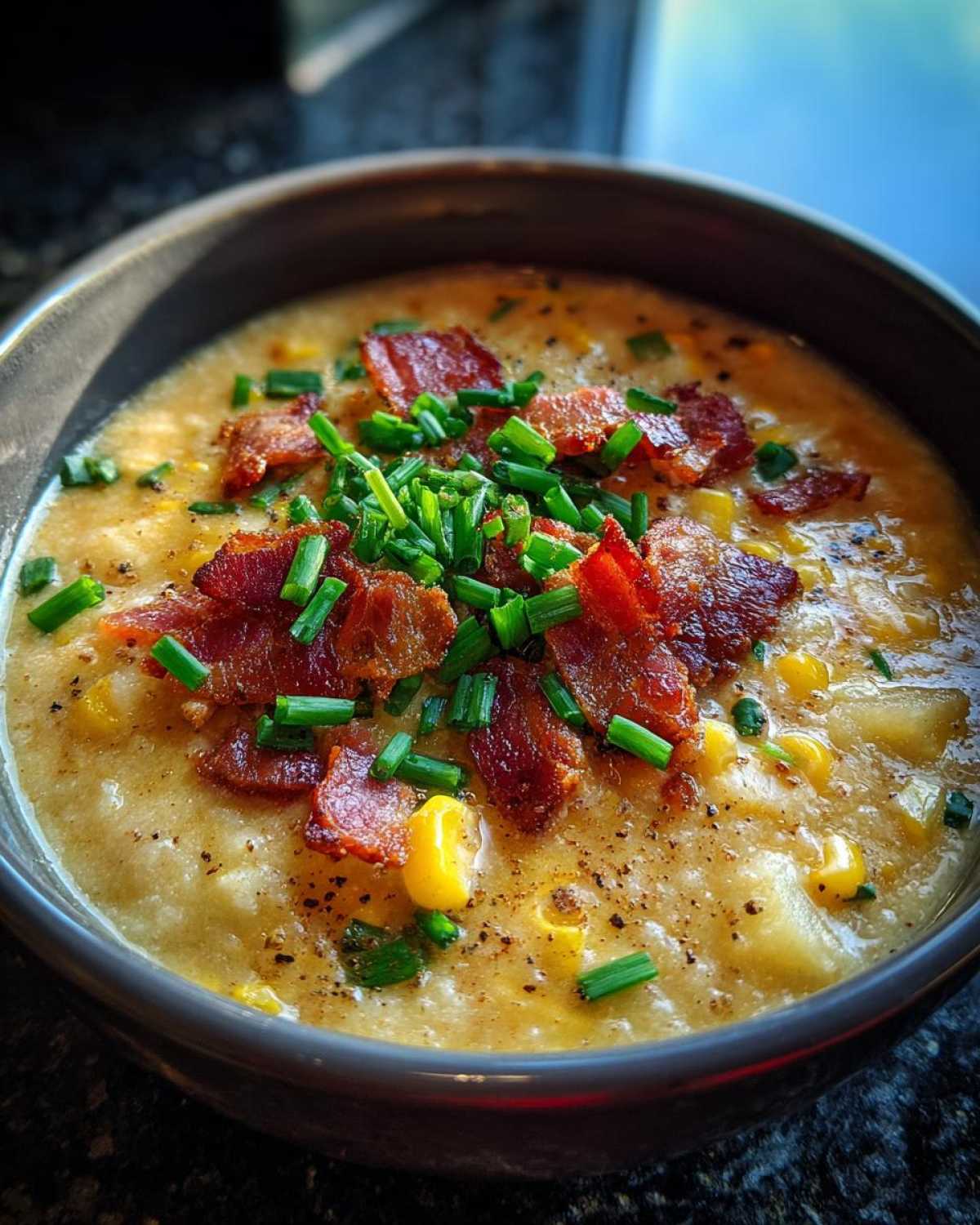 Creamy Corn Chowder - detail 2