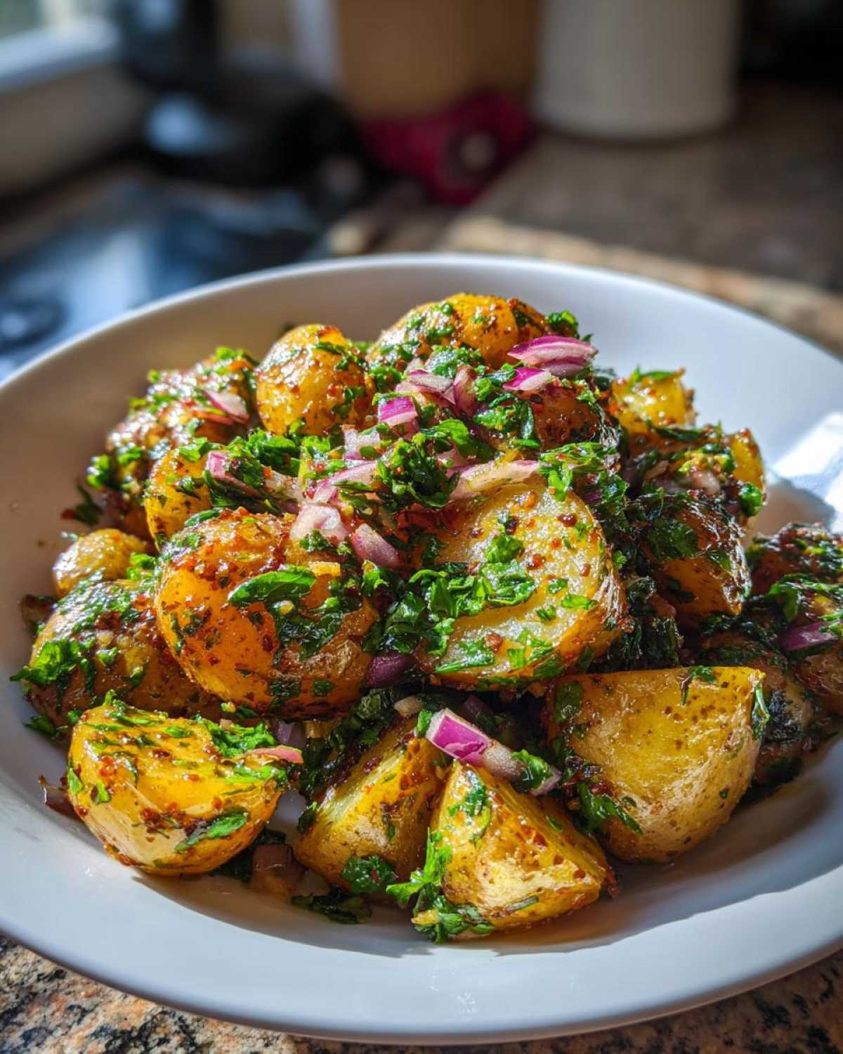 Potato salad without mayo - detail 4