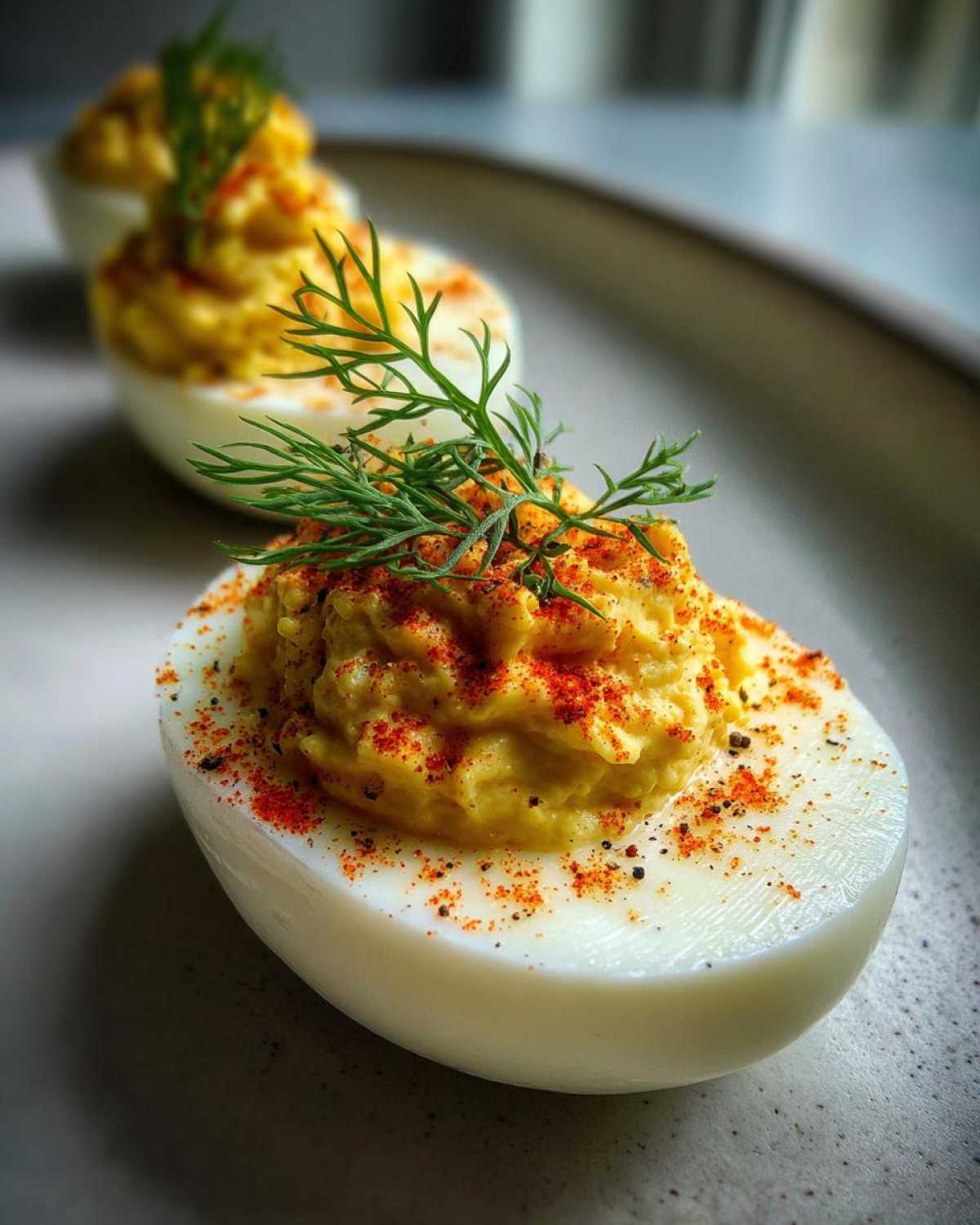 Deviled eggs platter - detail 2