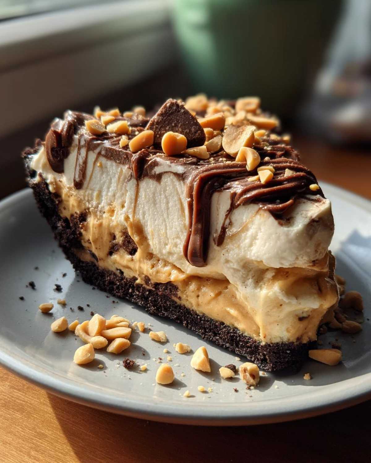 Peanut Butter Fudge Ice Cream Pie - detail 3