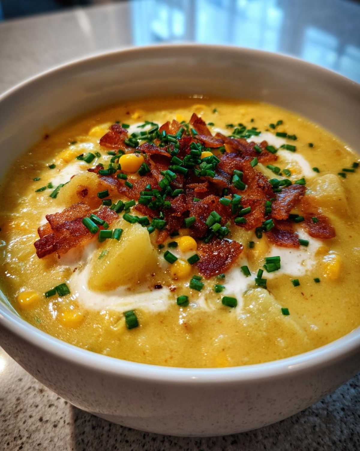 Creamy Corn Chowder - detail 3