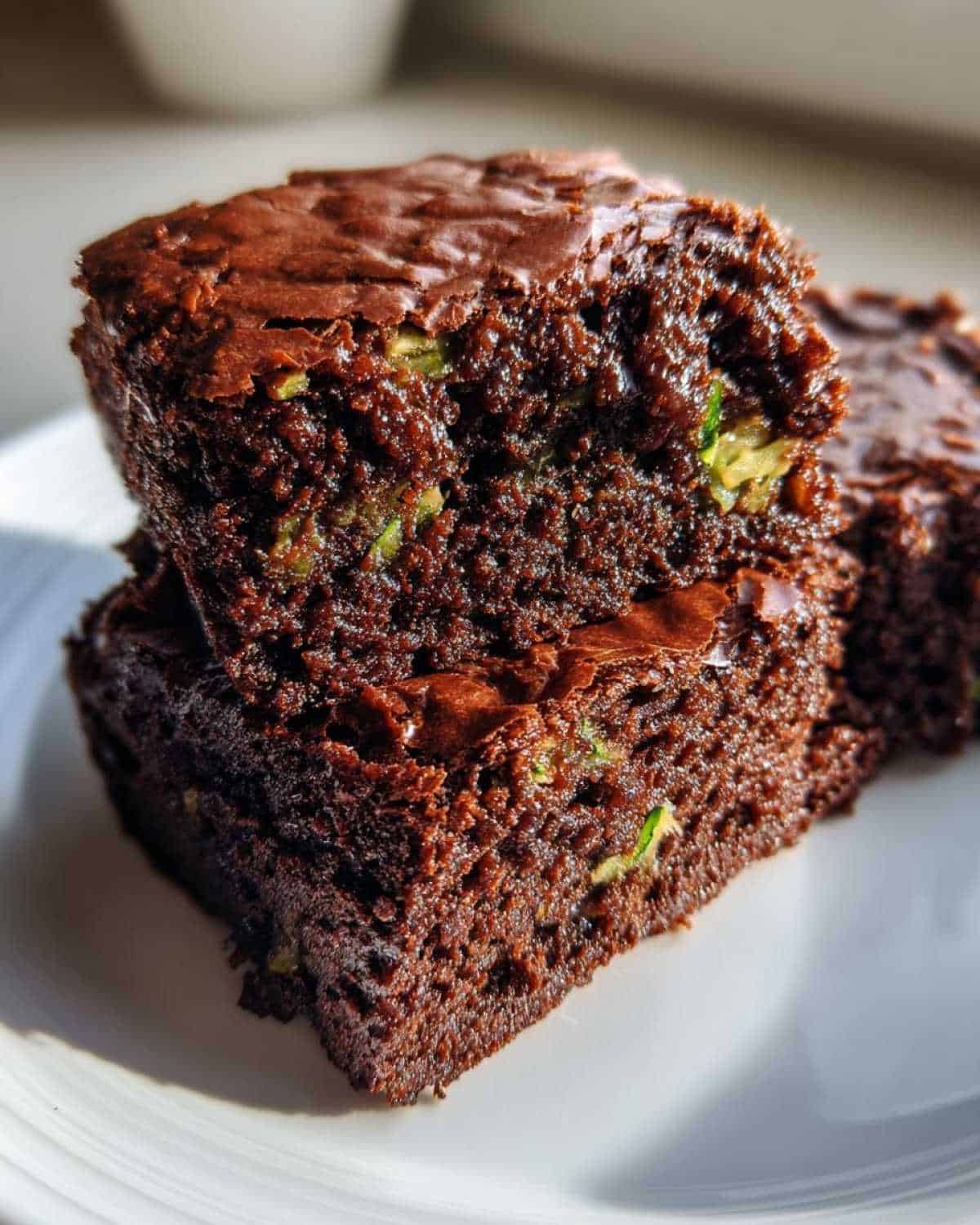 Ultimate Fudgy Zucchini Brownies - detail 2
