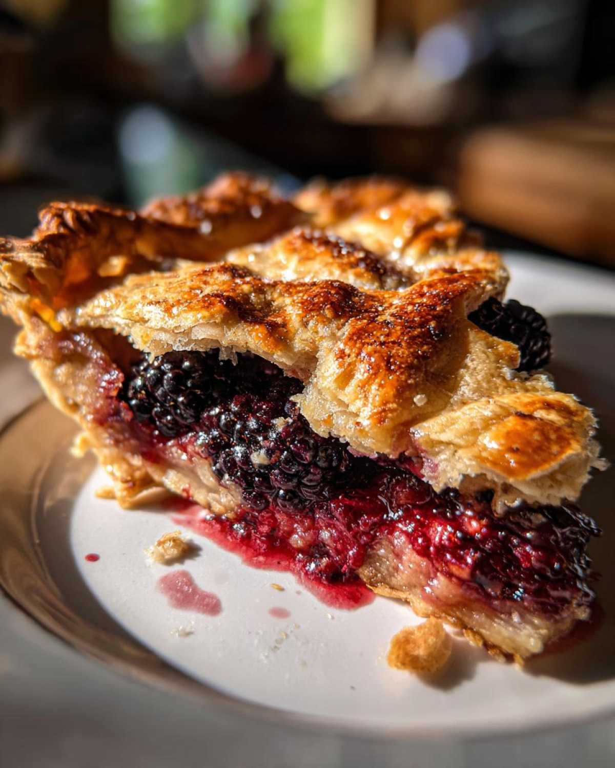 Blackberry Galette - detail 3