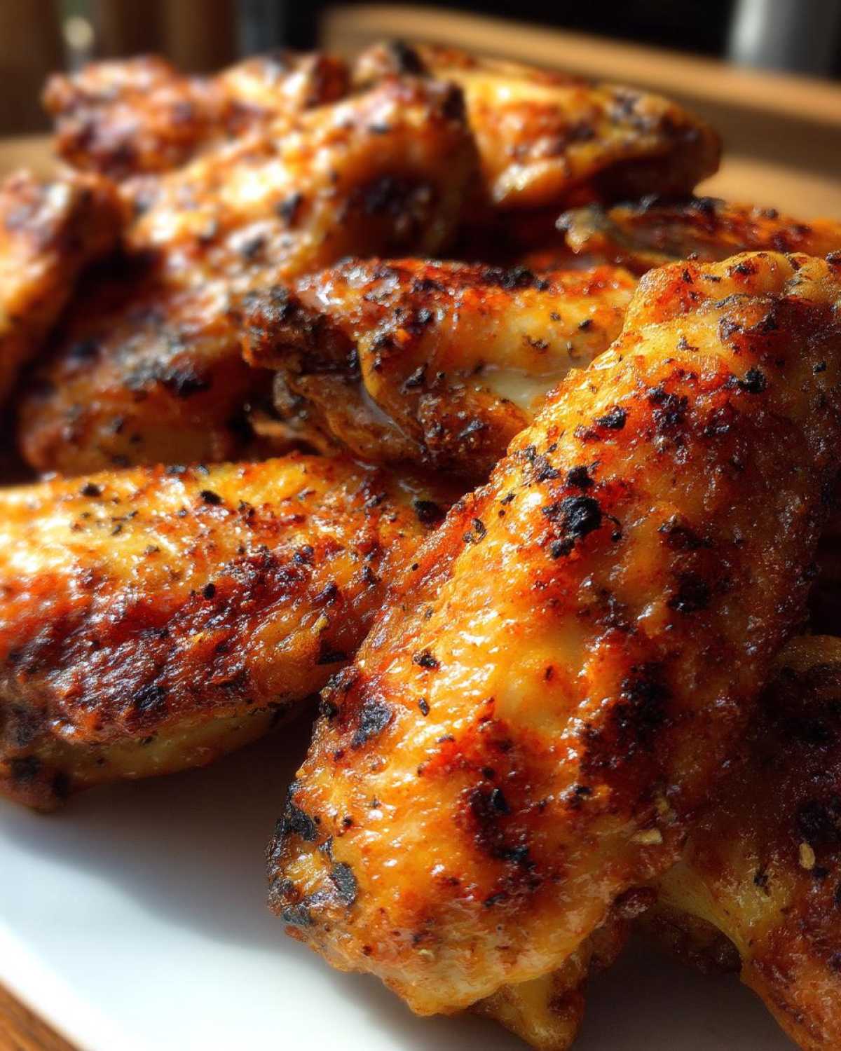 Crispy Grilled Chicken Wings with Buffalo Sauce - detail 3