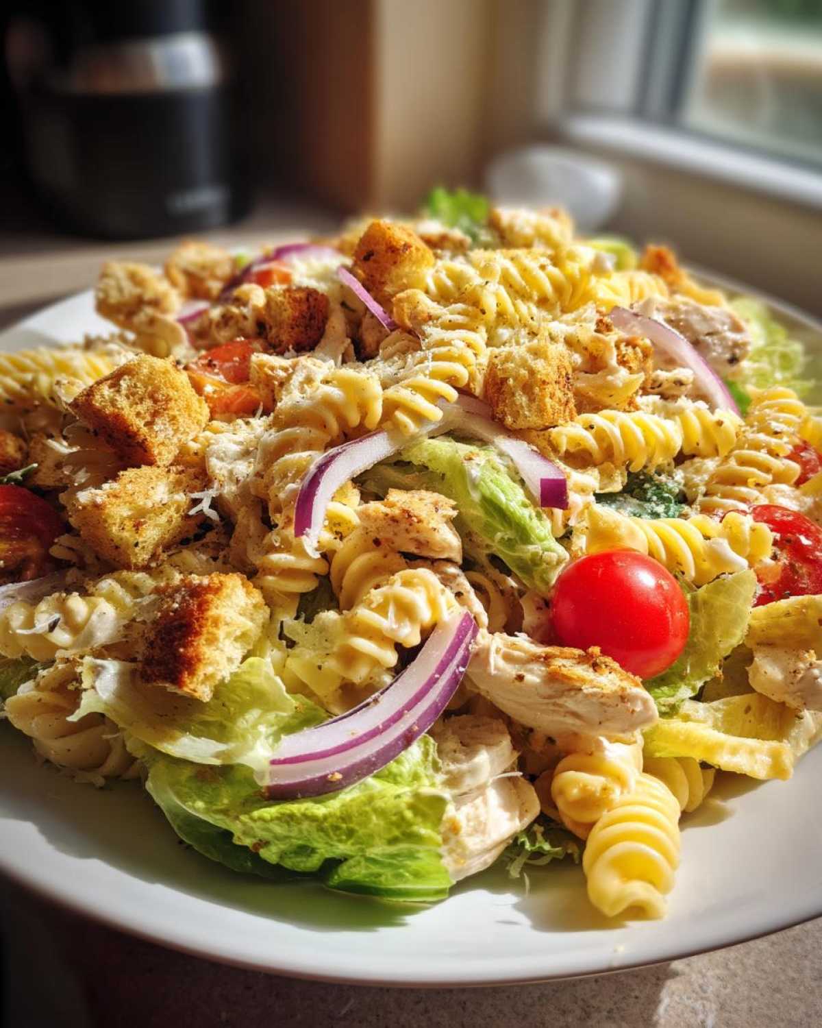 Chicken Caesar Pasta Salad - detail 2