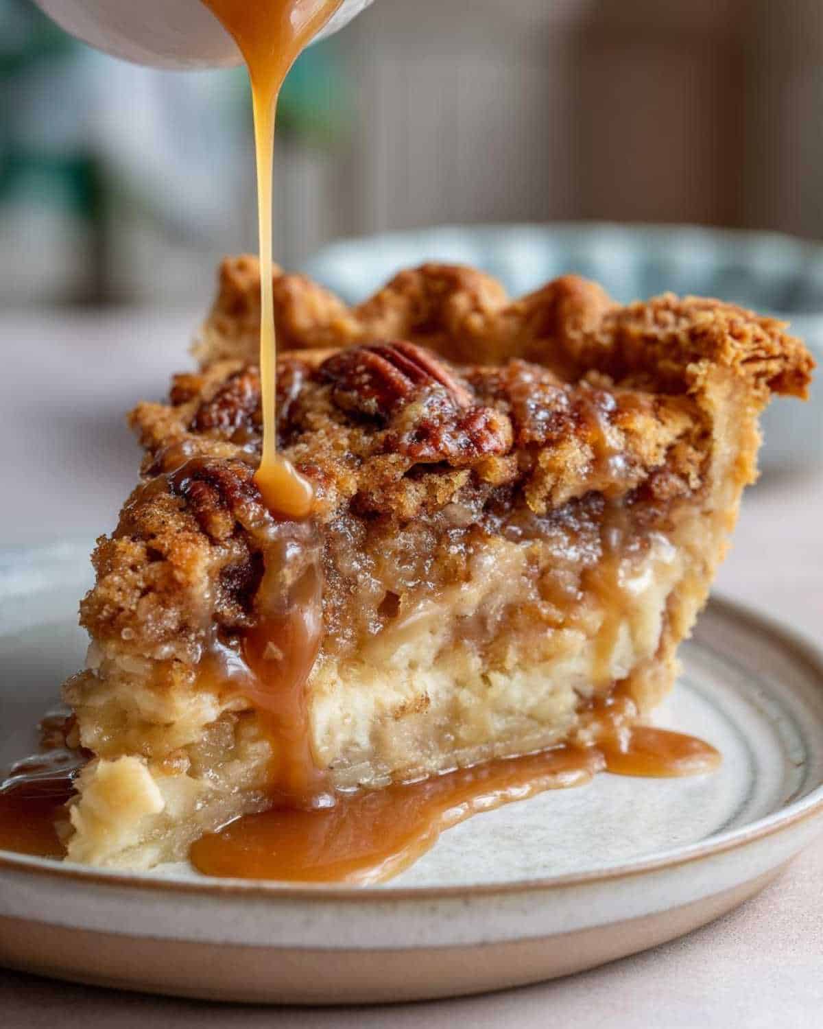 Salted Caramel Bourbon Pecan Pie Cobbler - detail 1