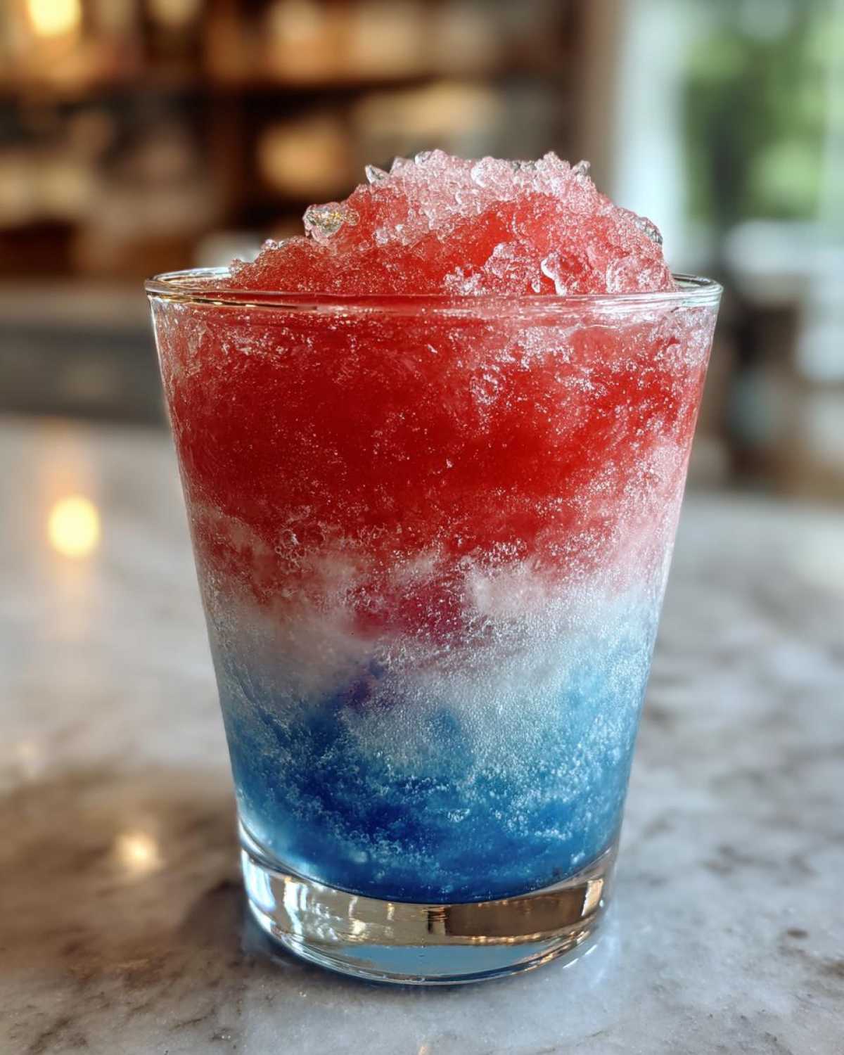 4th of July Red, White, and Blue Frozen Lemonade - detail 3