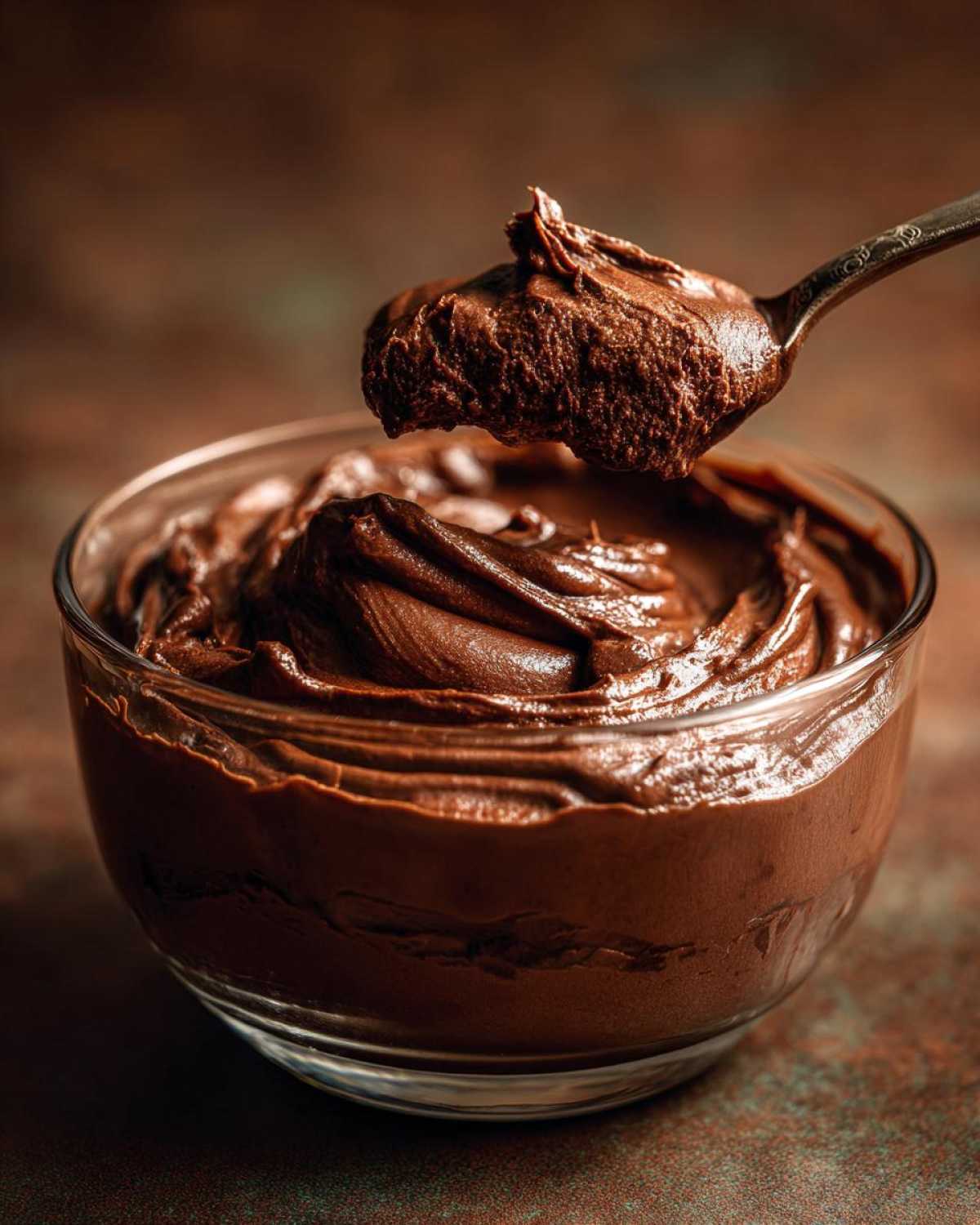 Vegan Chocolate Avocado Mousse - detail 2