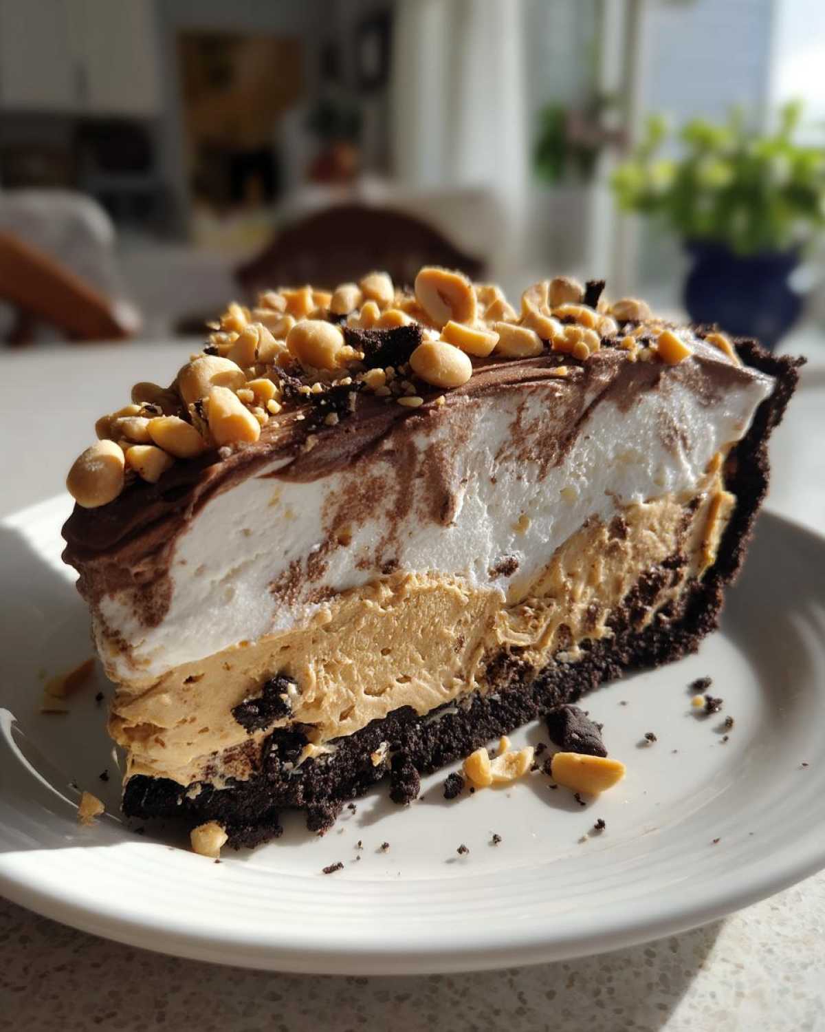Peanut Butter Fudge Ice Cream Pie - detail 2