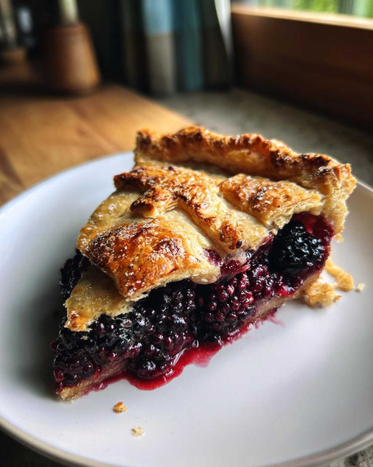 Blackberry Galette - detail 4