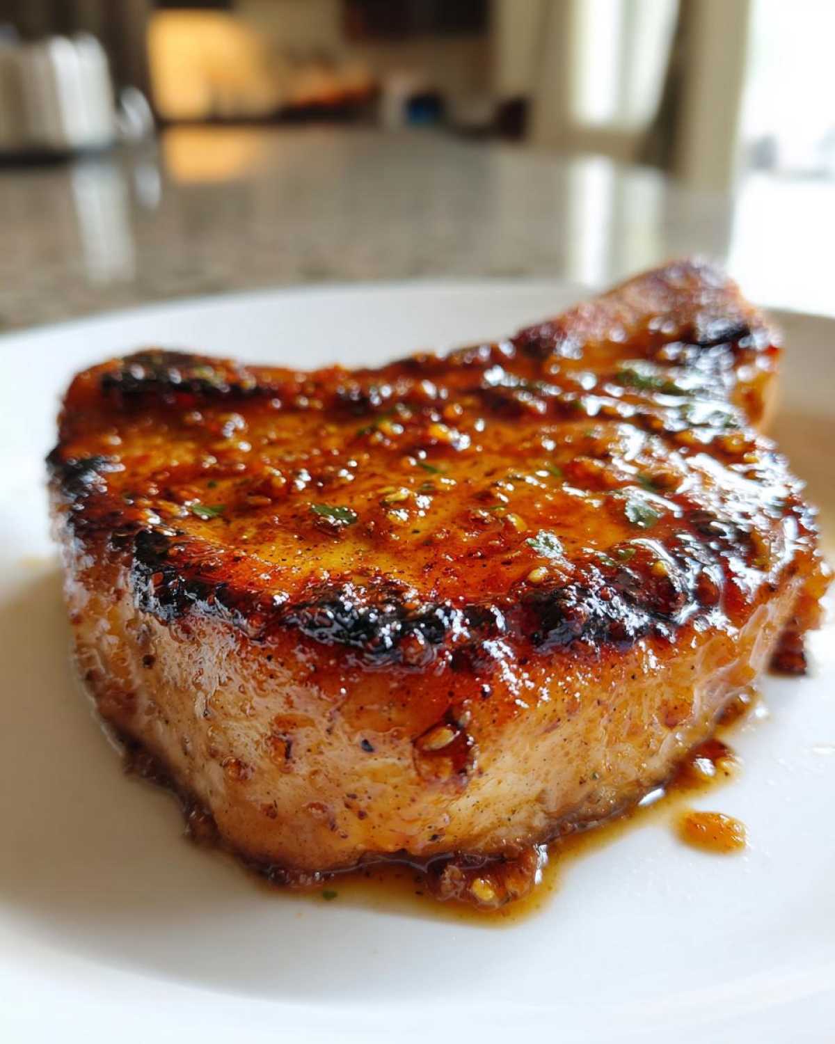 Apple Cider Glazed Pork Chops - detail 1