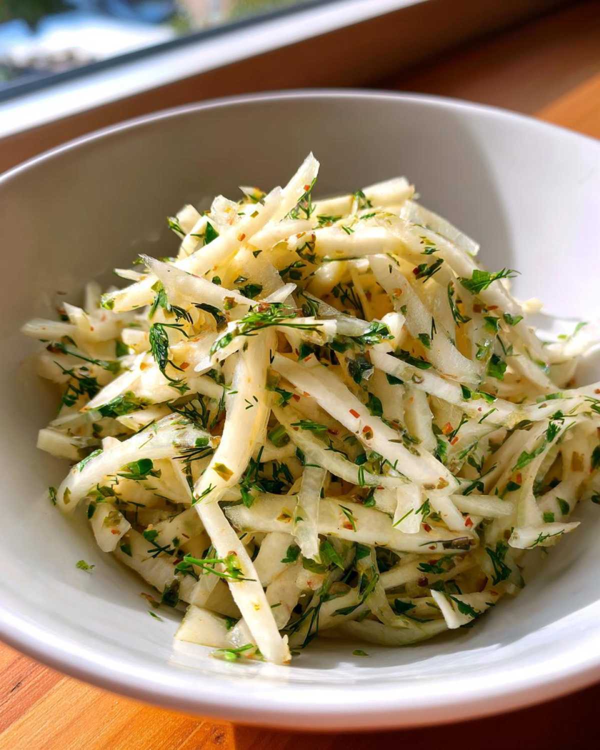 Apple Fennel Slaw - detail 2