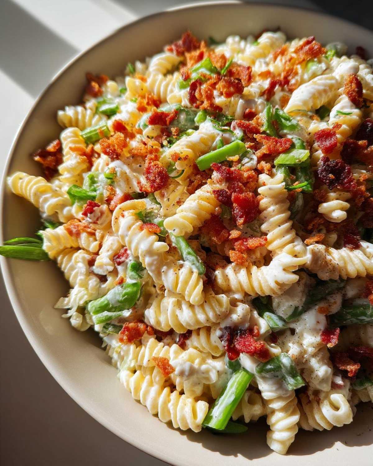 Bacon Ranch Pasta Memorial Day Salad - detail 3