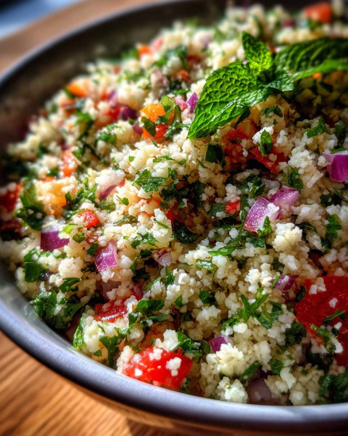 Cauliflower Tabbouleh - detail 2