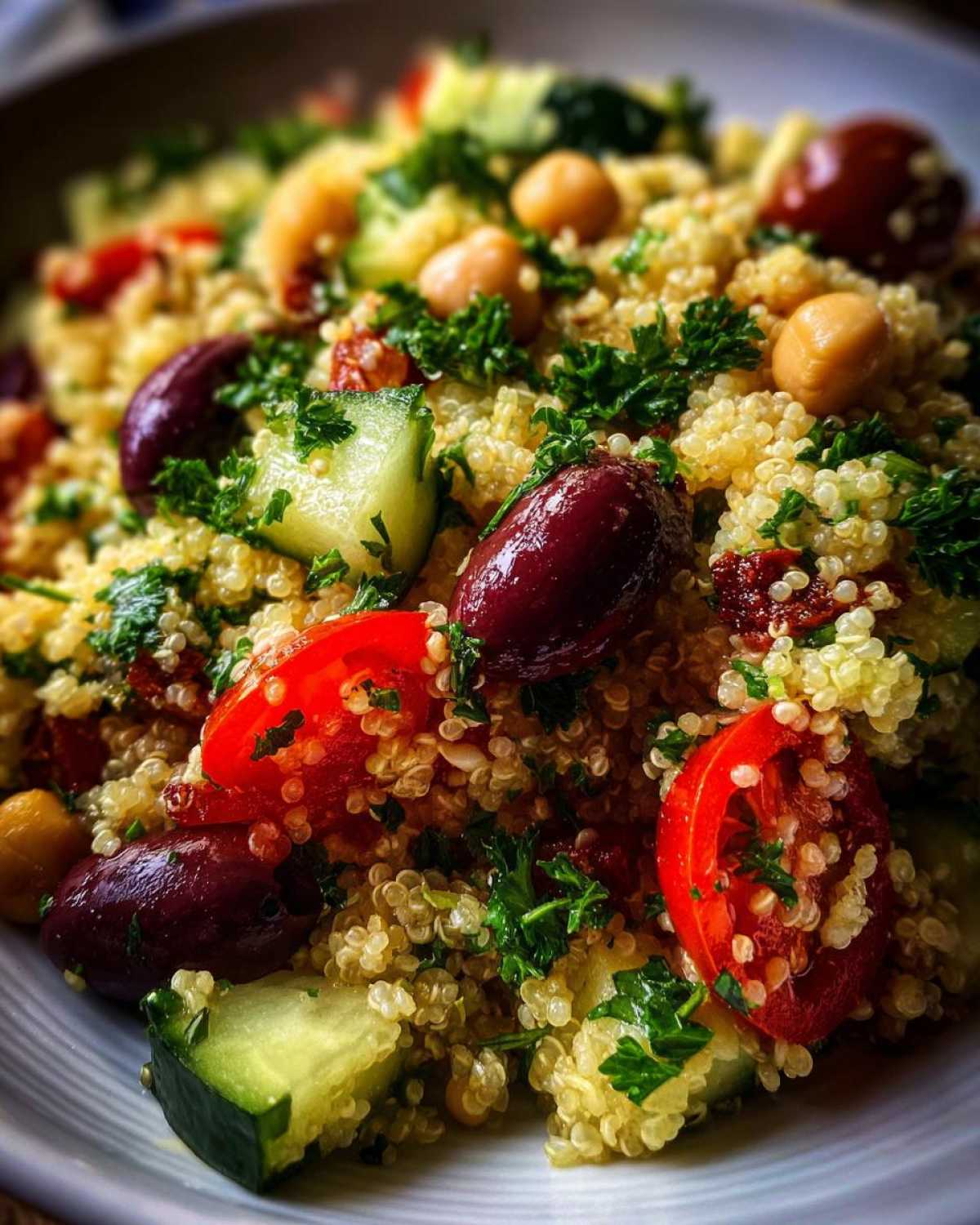 Mediterranean Quinoa Salad - detail 1