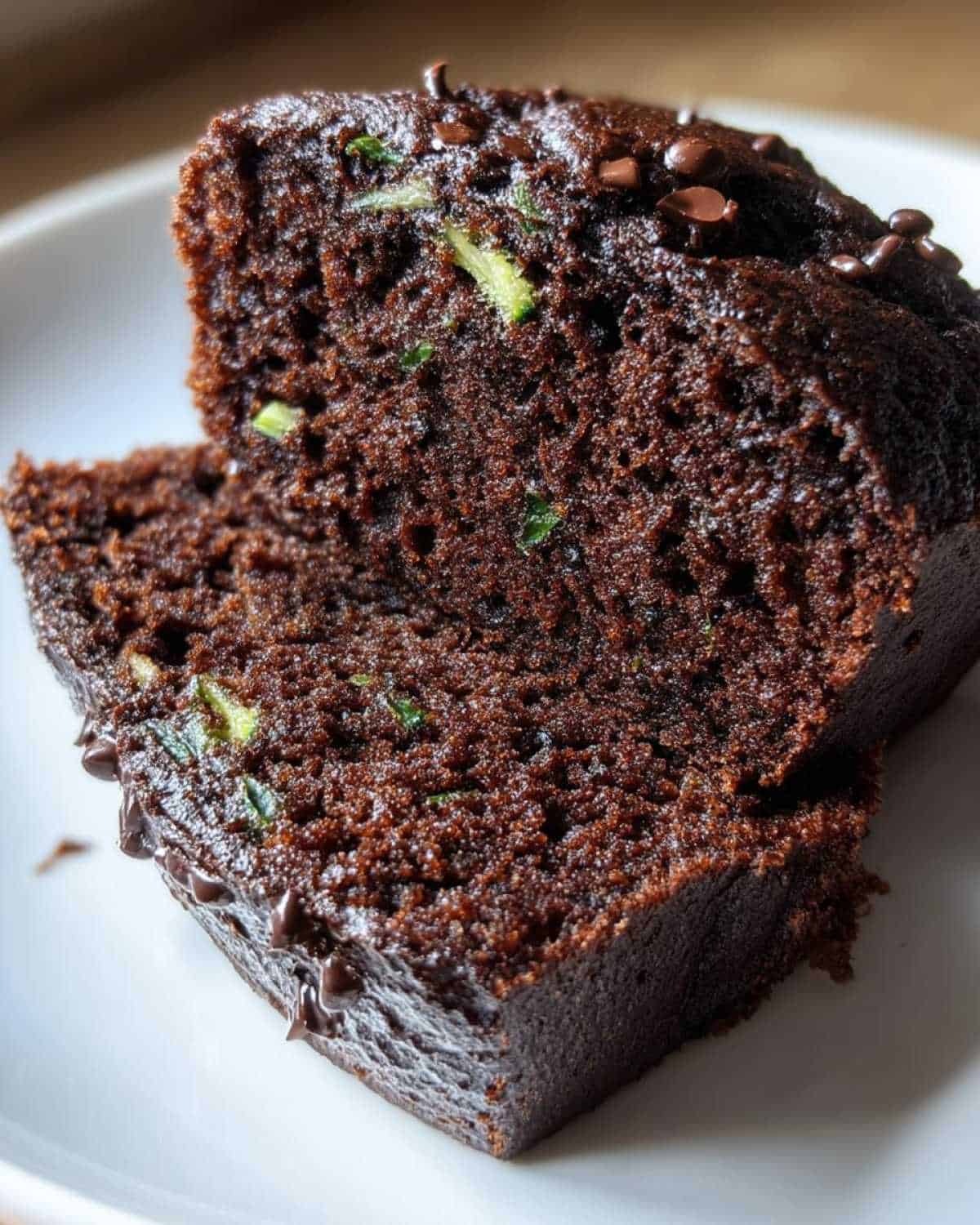 Double Chocolate Zucchini Muffins - detail 3