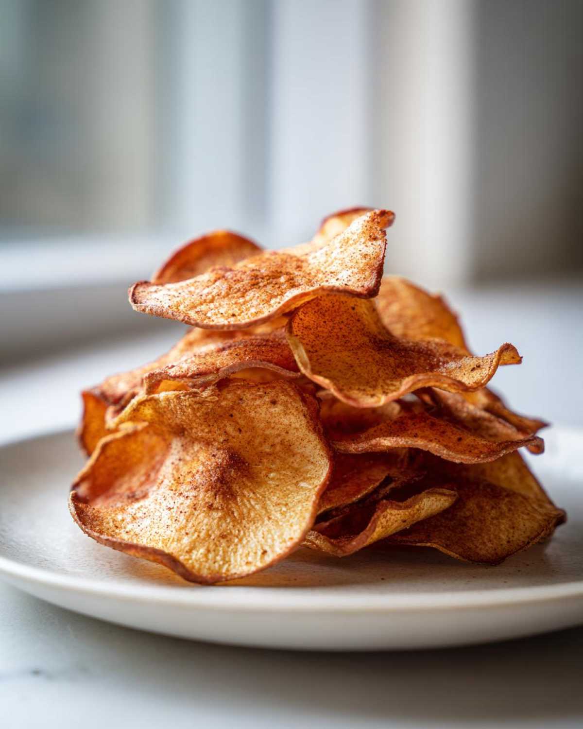 Baked Cinnamon Apple Chips - detail 3