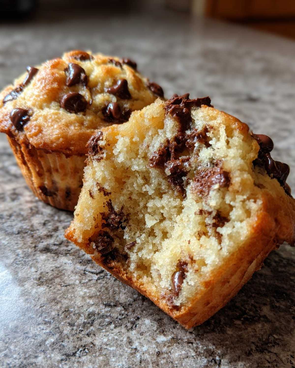 Gluten-free chocolate chip muffins - detail 4