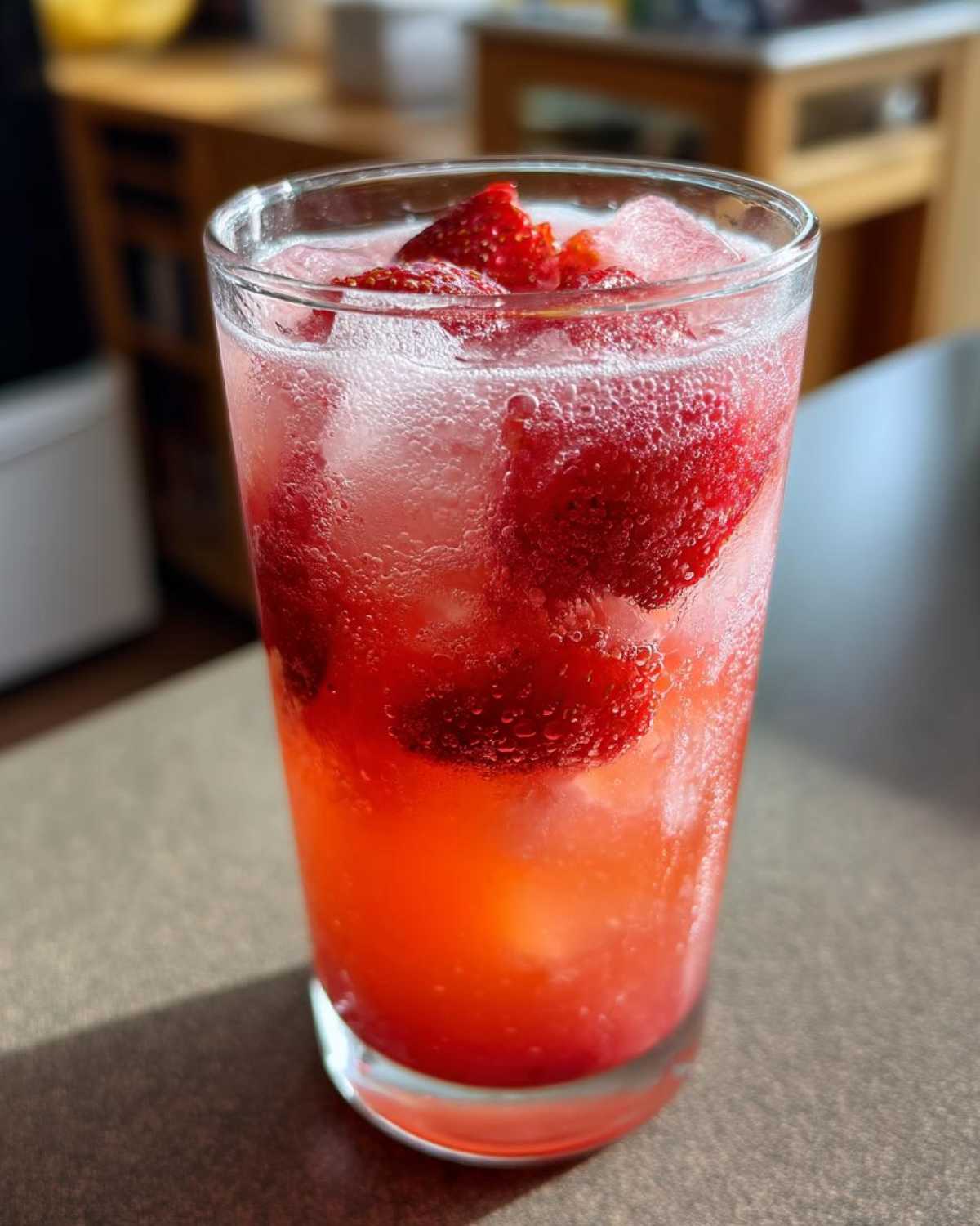 Sparkling Fresh Strawberry Lemonade - detail 2