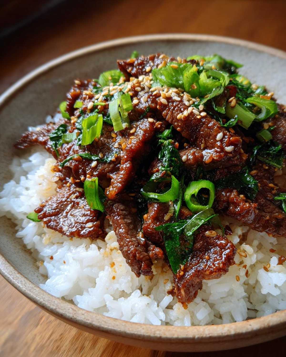 Korean Beef Bowl (Bulgogi) - detail 1