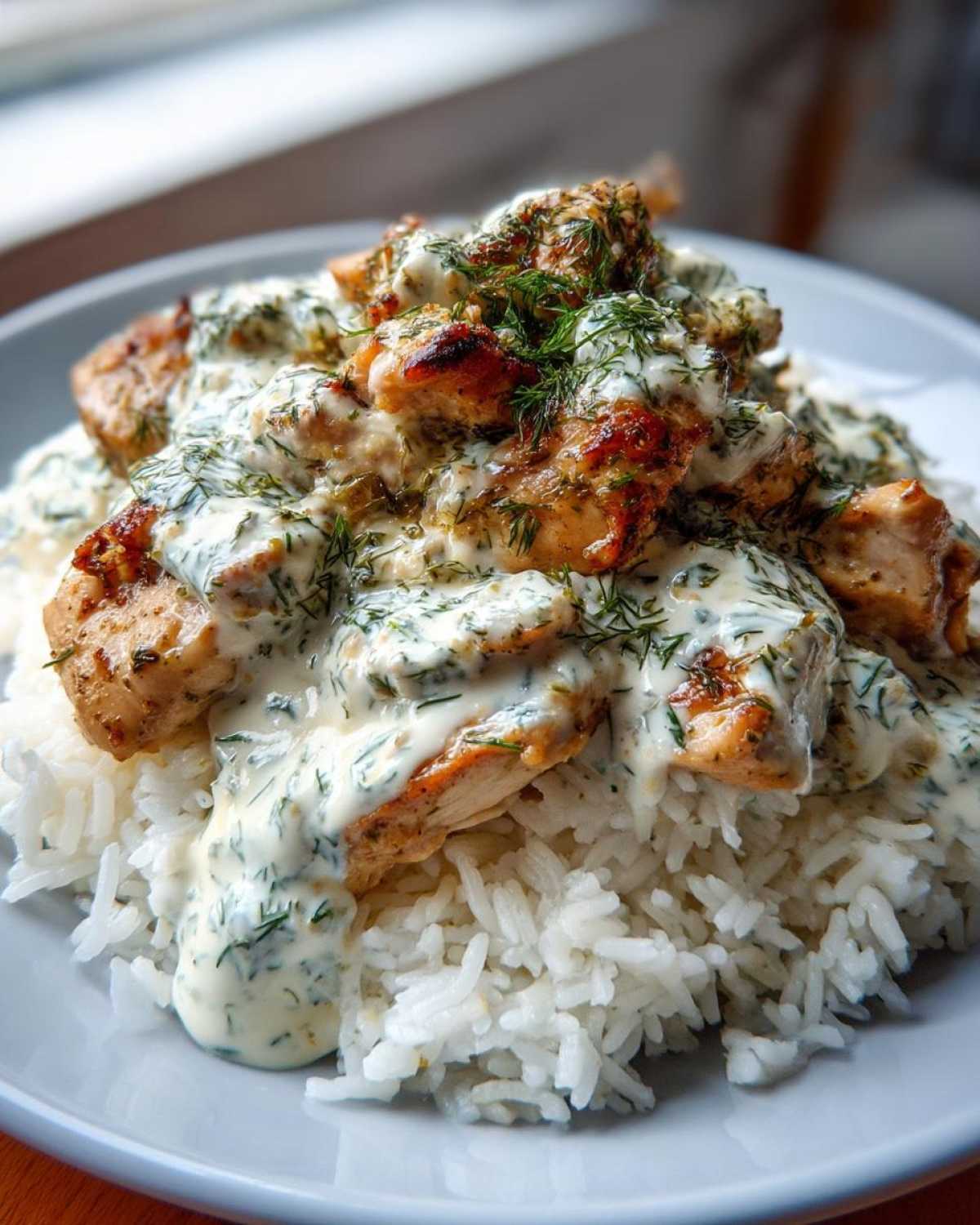 Dump-and-Bake Chicken Tzatziki with Rice Recipe - detail 2