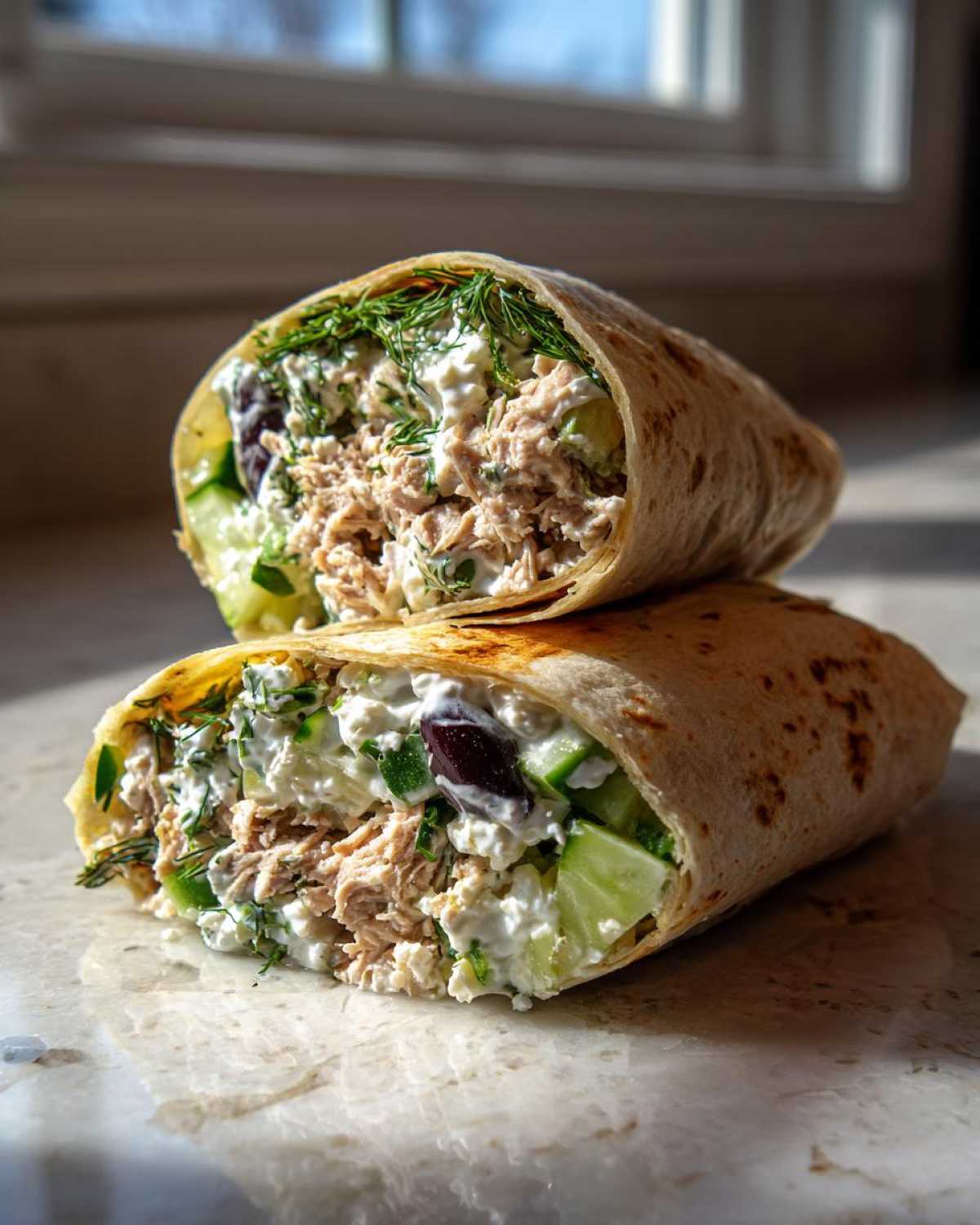 Greek tuna wrap - detail 4