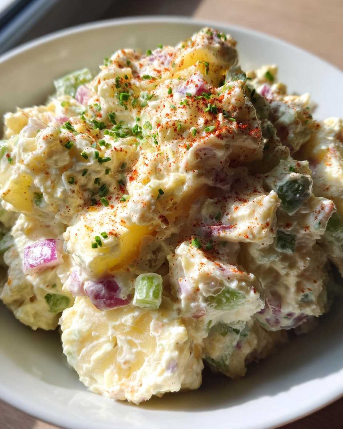 Old-fashioned potato salad - detail 3