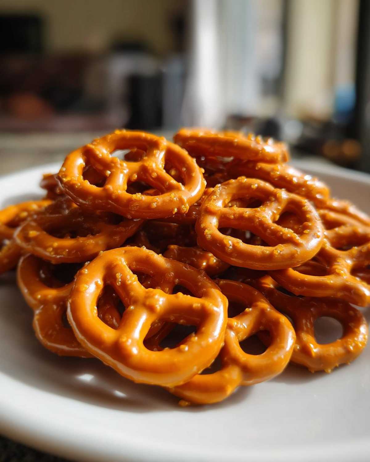 White Chocolate Pumpkin Spice Pretzels - detail 2