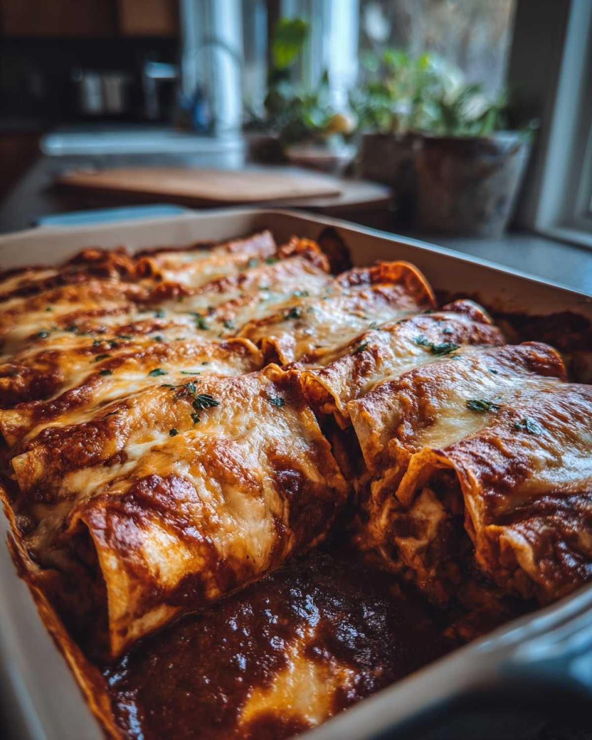 Sweet Potato & Black Bean Enchiladas - detail 2