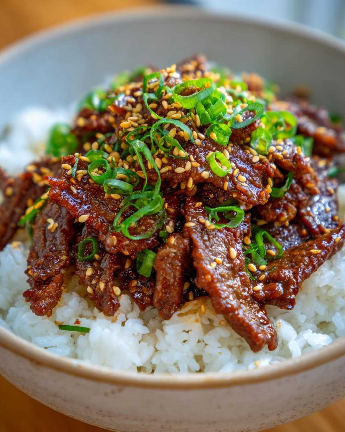 Korean Beef Bowl (Bulgogi) - detail 4