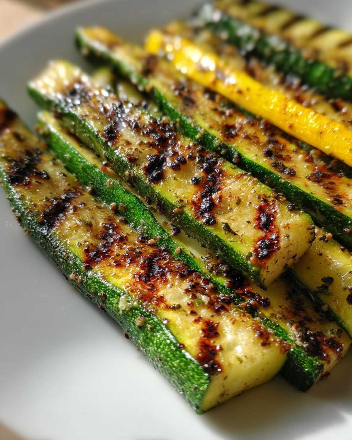 Grilled Zucchini and Yellow Squash Ribbons - detail 3