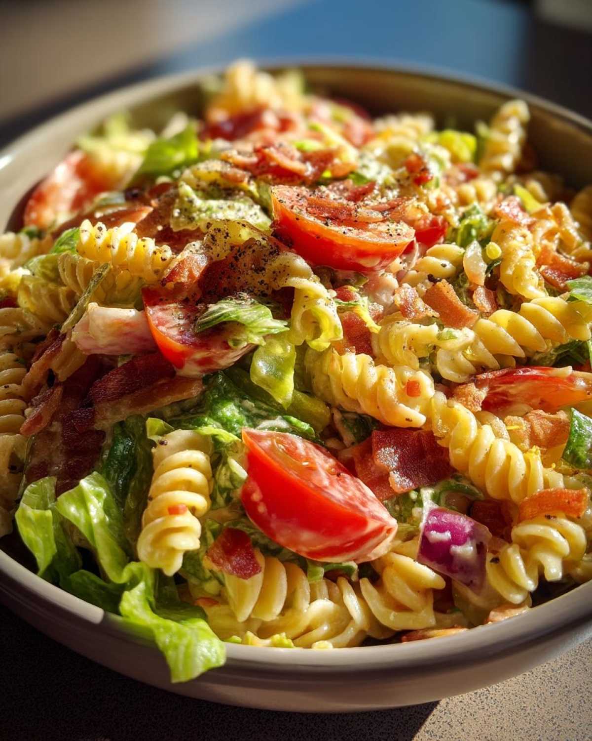 BLT Pasta Salad - detail 2