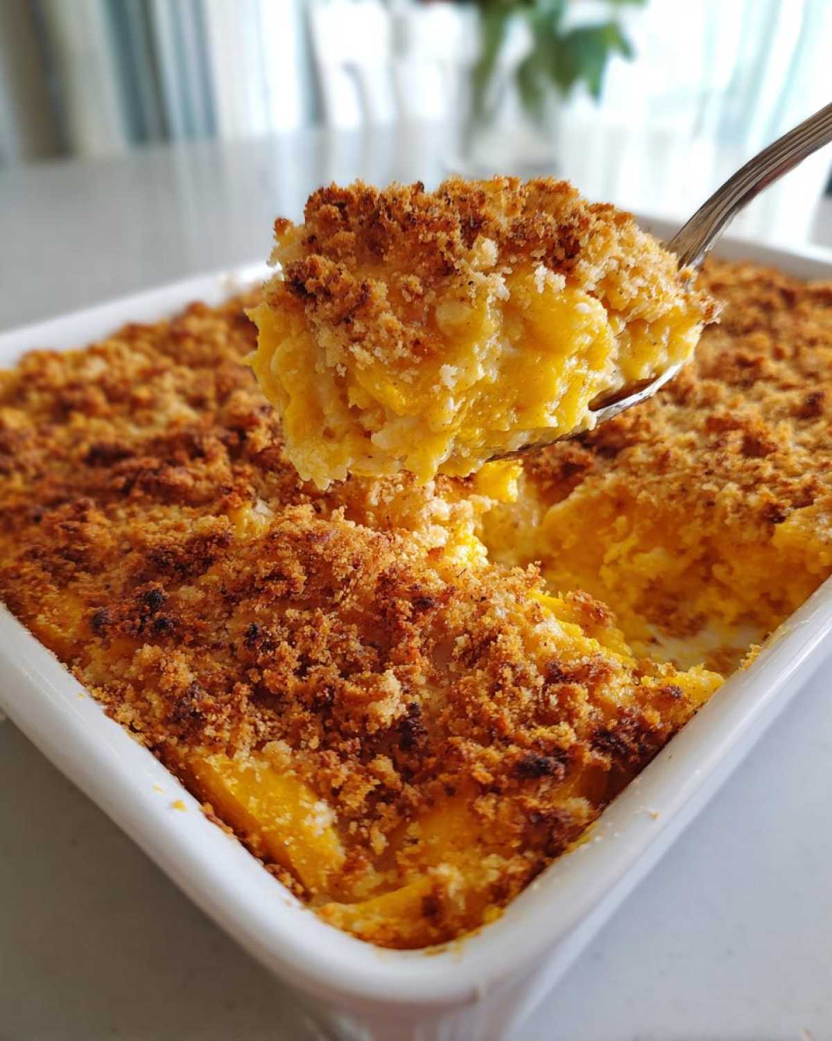 Crunchy topping squash casserole - detail 3