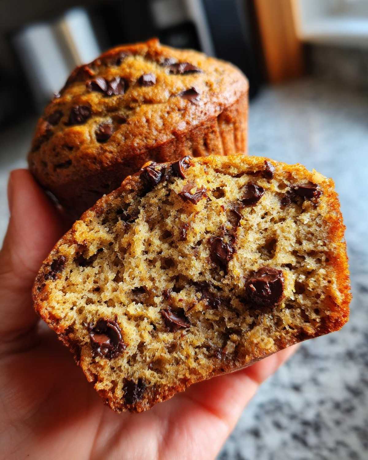 Vegan protein muffins - detail 2