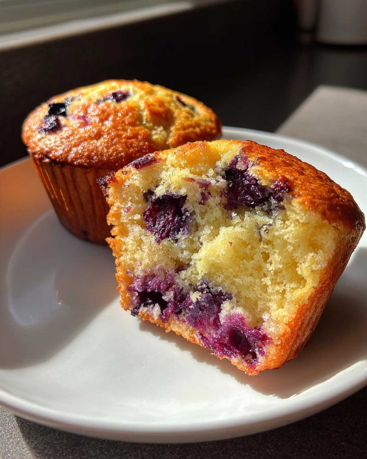 Gluten-free blueberry muffins - detail 3