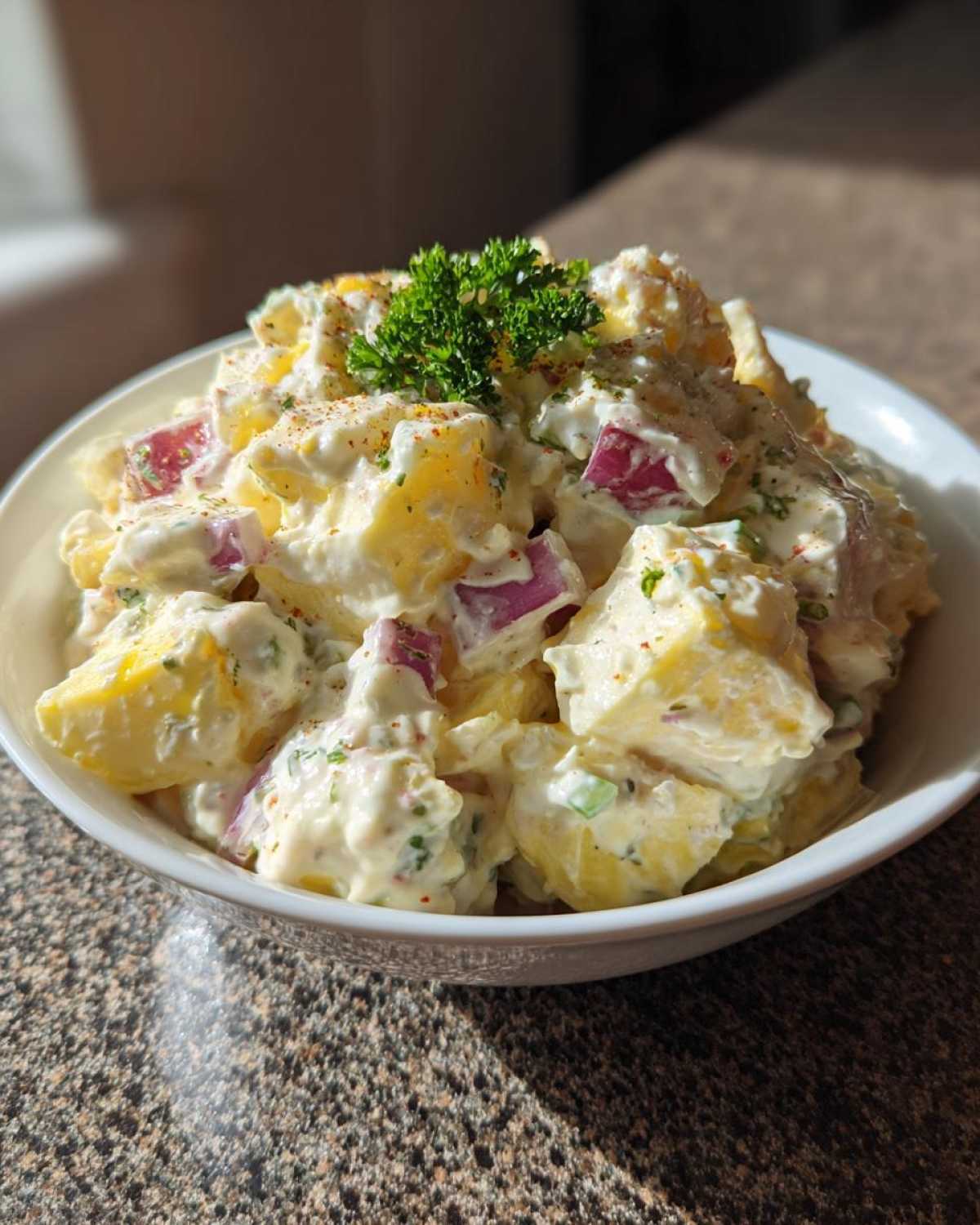 Potato salad with mayo - detail 4