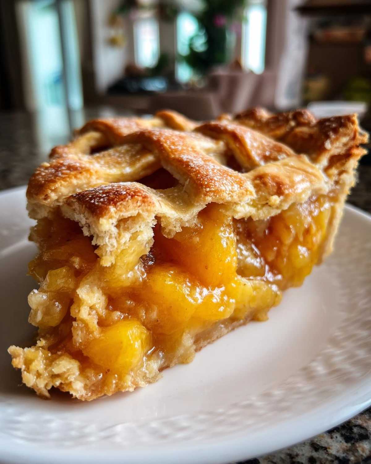 Homestyle Peach Cobbler with Lattice Crust - detail 4