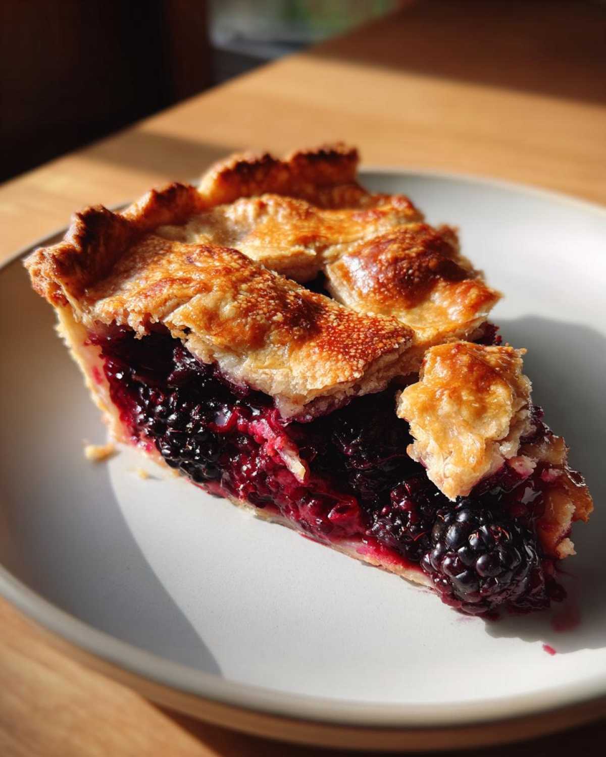 Blackberry Galette - detail 1