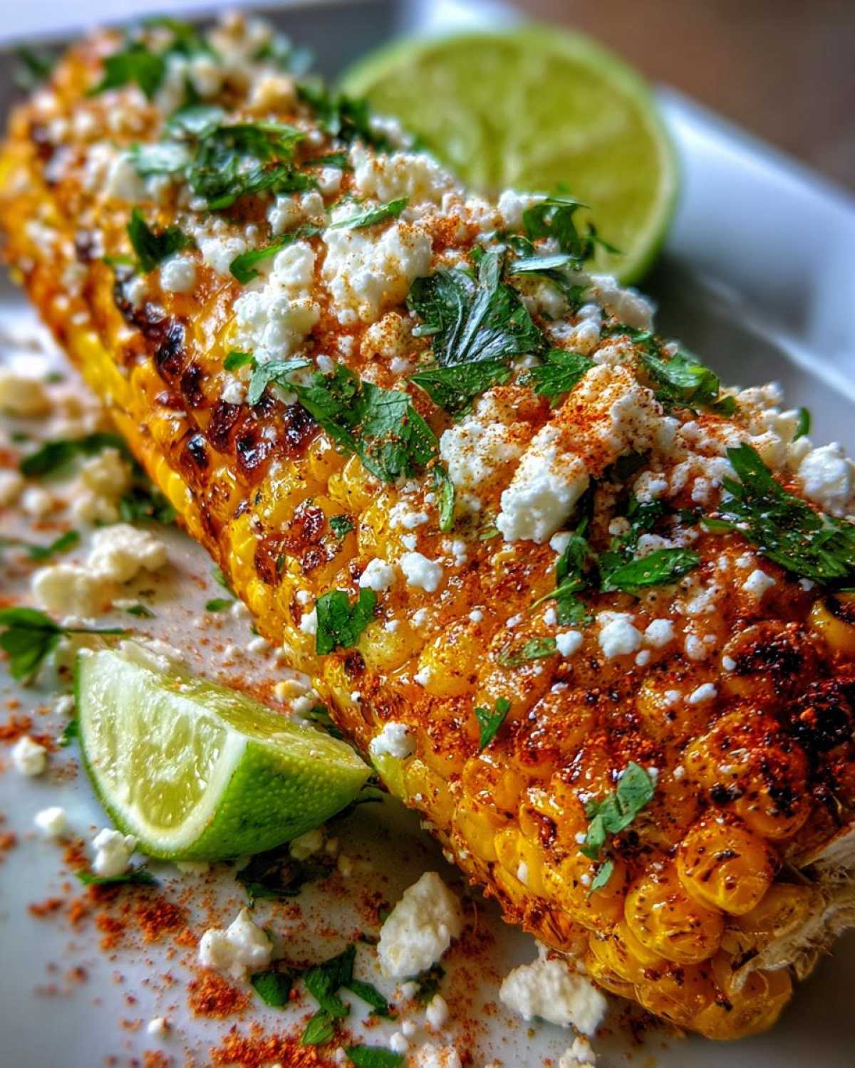 Mexican street corn garnish - detail 4