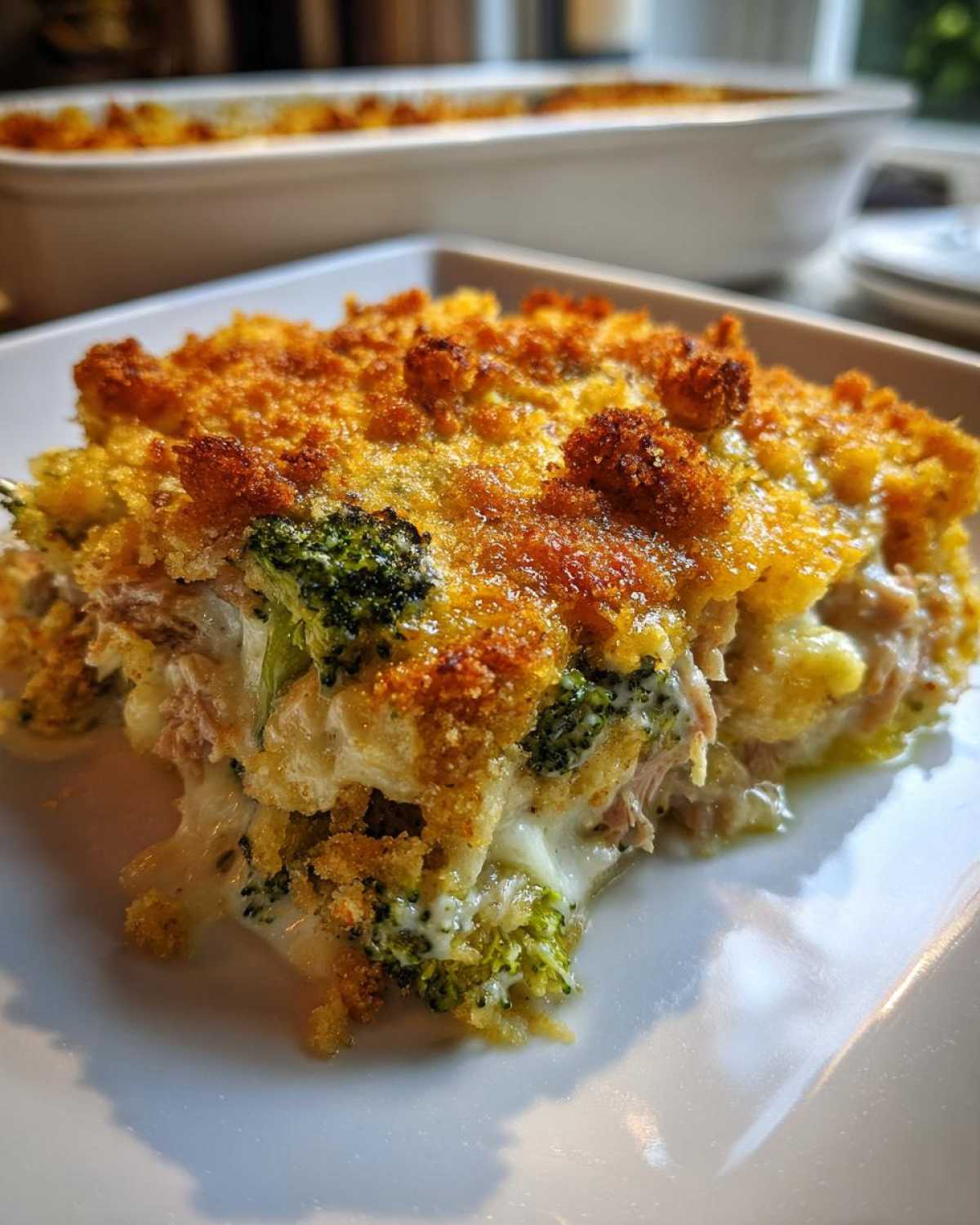 Tuna and broccoli casserole - detail 1