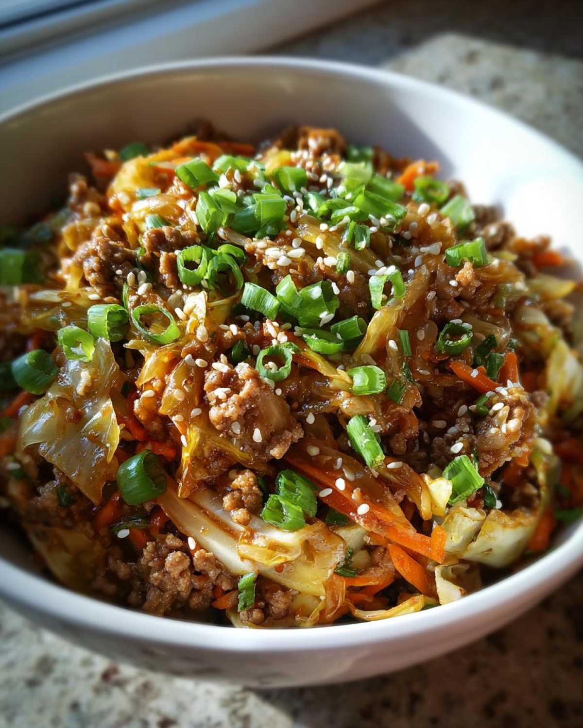 Egg Roll in a Bowl - detail 3