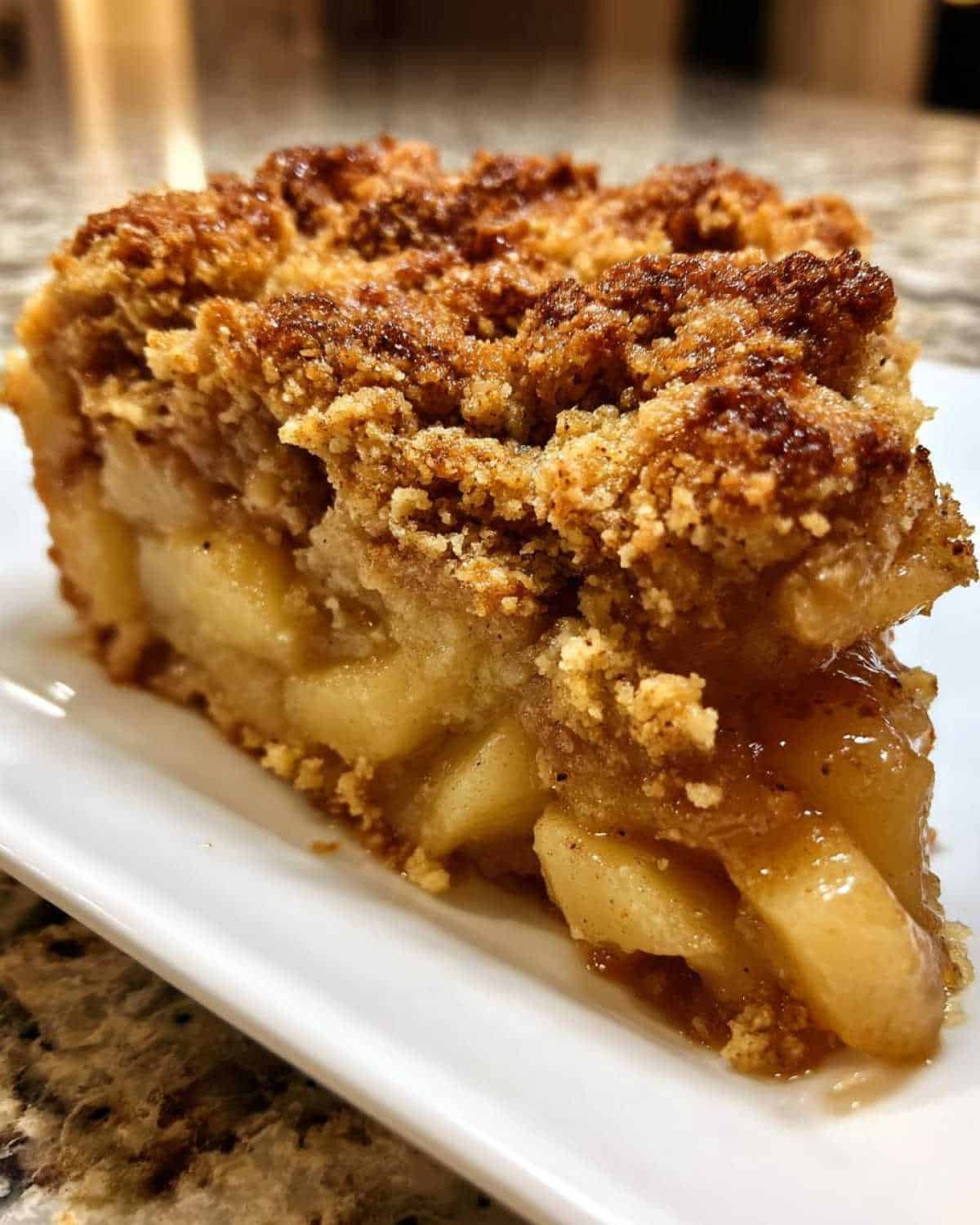 Spiced Pear Crumble - detail 3