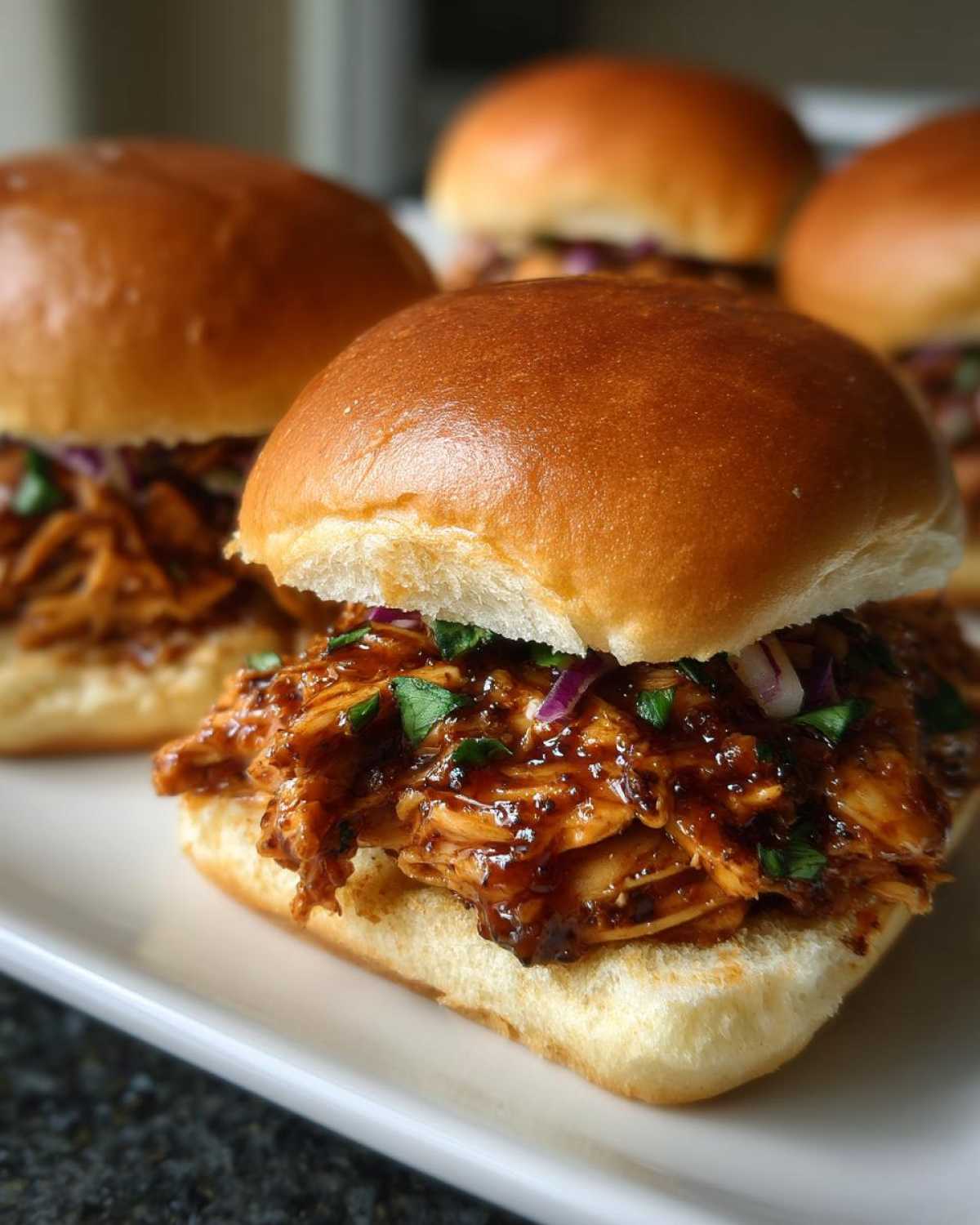 Mini BBQ Chicken Sliders for Parties - detail 1