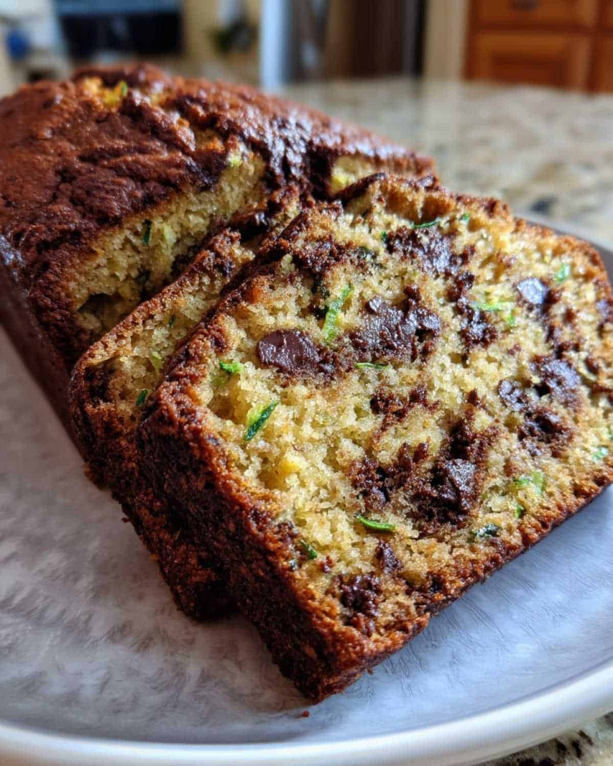 Ultimate Moist Chocolate Chip Zucchini Bread - detail 1