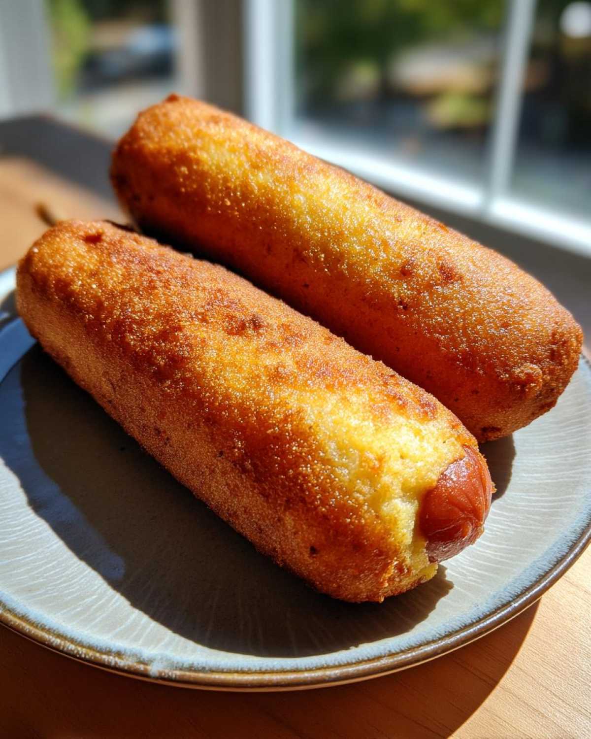 Homemade Baked Corn Dogs (Healthier Option) - detail 1