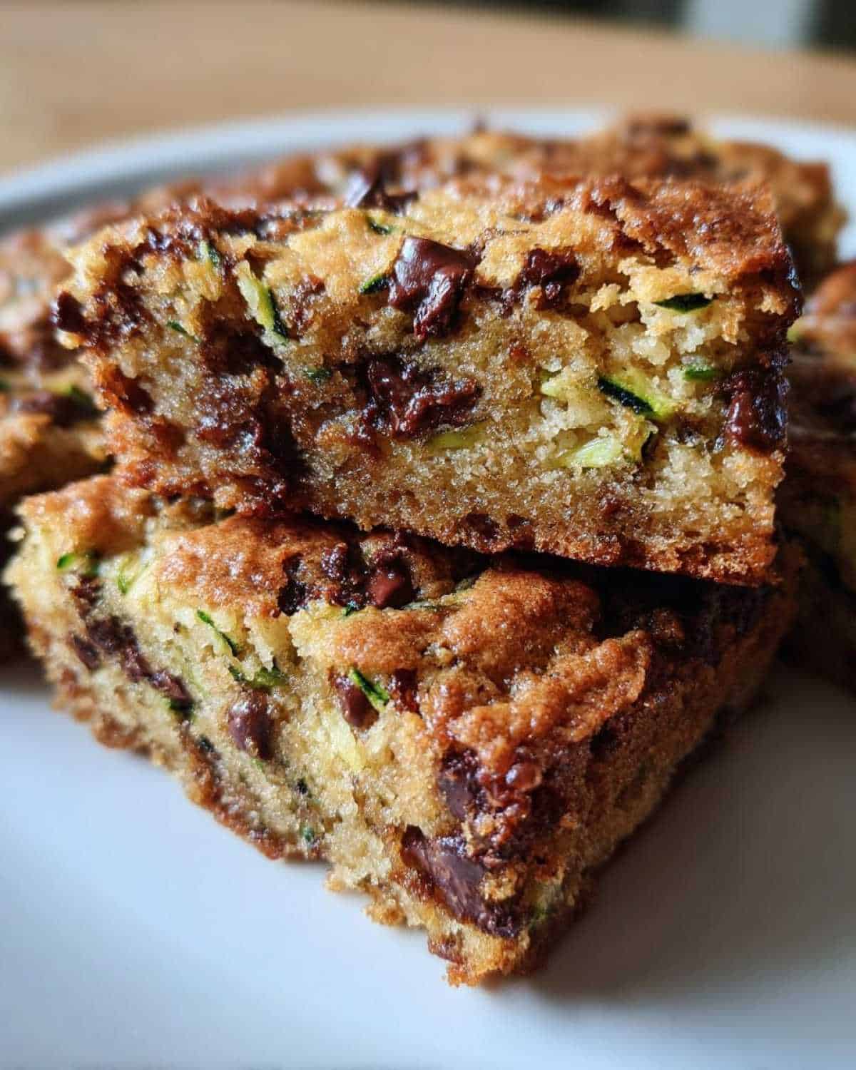 Chocolate Chip Zucchini Cookie Bars - detail 3