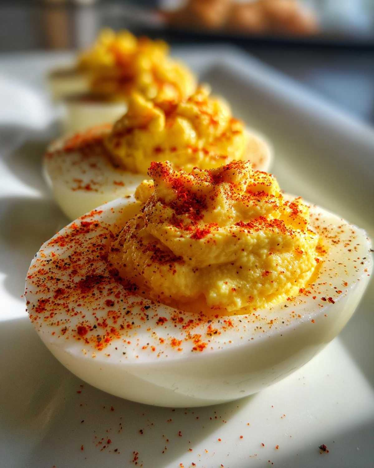Party deviled eggs - detail 1